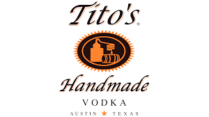 A logo for tito 's handmade vodka.